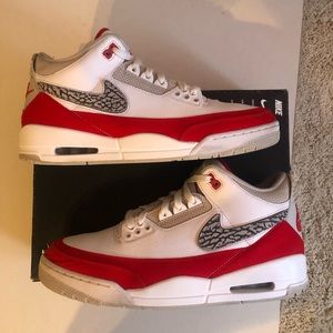 Jordan 3 Retro Tinker Air Max 1 Red Size 12